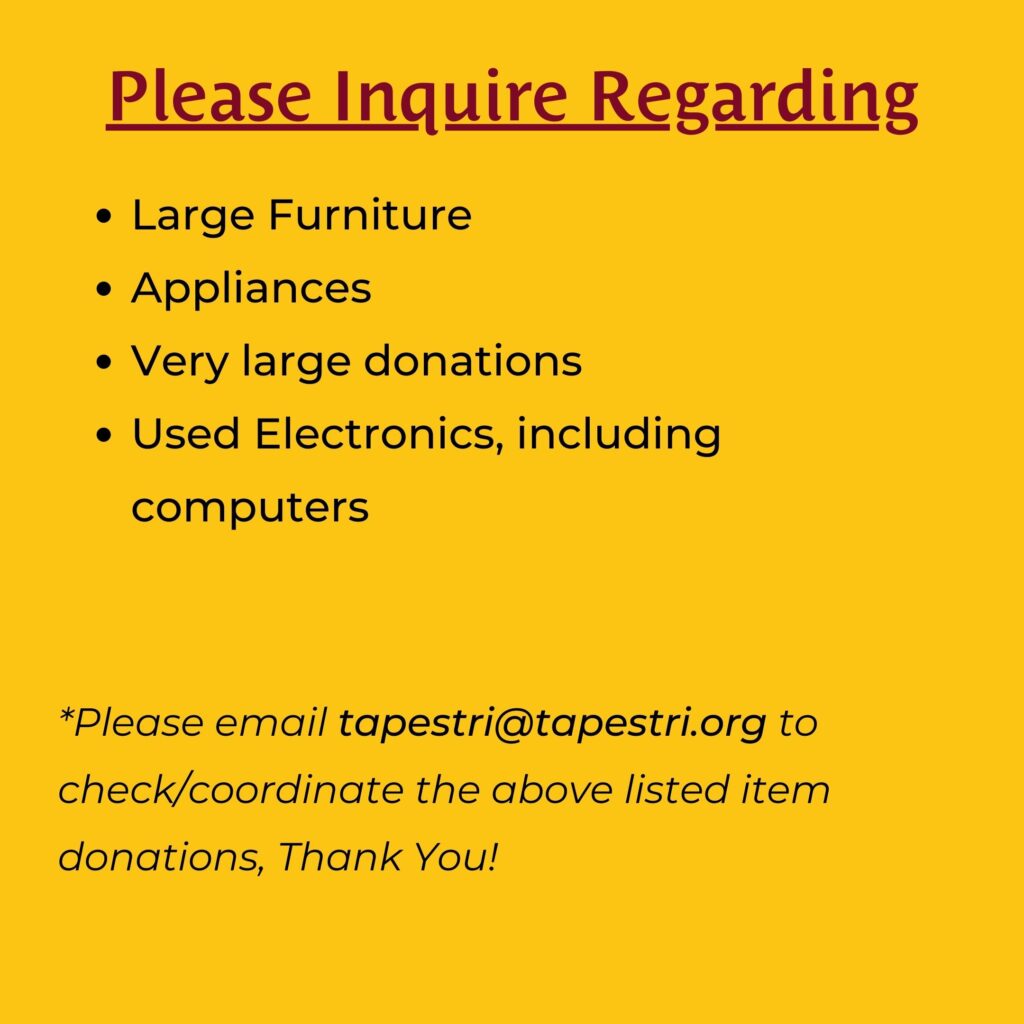 In kind donation Tapestri